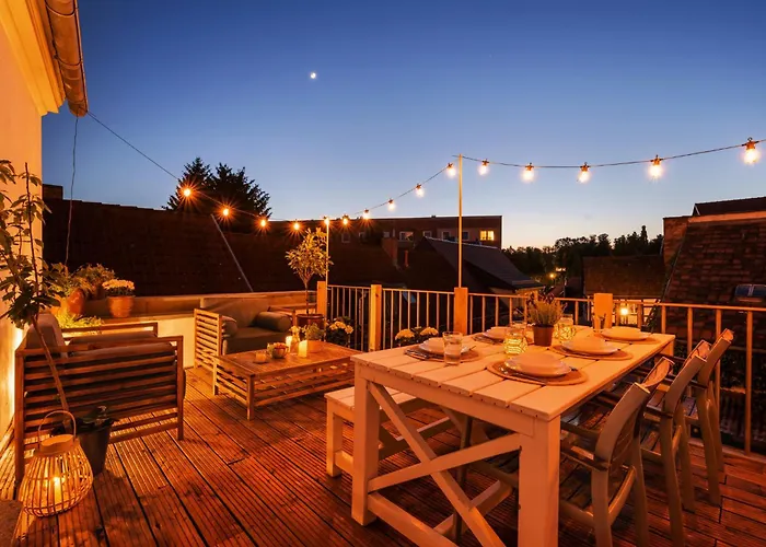 Apartamento Entdecke Dein Elegantes Hilvit-altstadt-apartment Mit Traumhafter Dachterrasse - Ein Refugium Fuer Natur- & Kulturliebhaber! Modernes Ambiente - Ruhe - Grosszuegiger Raum Mit Smart Tv Und Waschmaschine Erwarten Dich! *