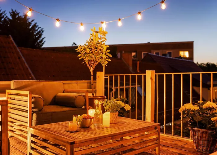 Entdecke Dein Elegantes Hilvit-altstadt-apartment Mit Traumhafter Dachterrasse - Ein Refugium Fuer Natur- & Kulturliebhaber! Modernes Ambiente - Ruhe - Grosszuegiger Raum Mit Smart Tv Und Waschmaschine Erwarten Dich! Apartamento Spremberg